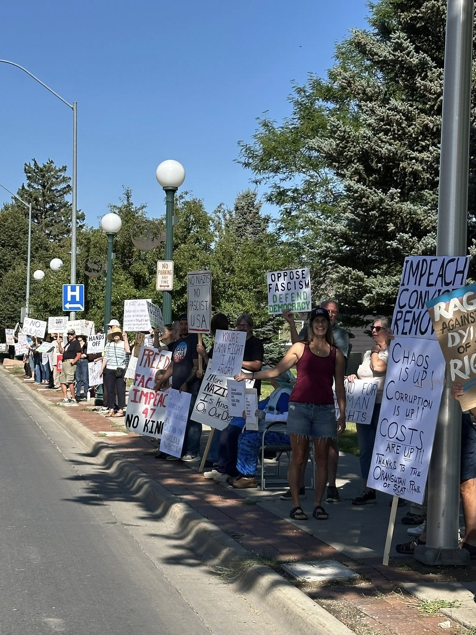 Natrona County Democrats Rage Against the Regime in Casper