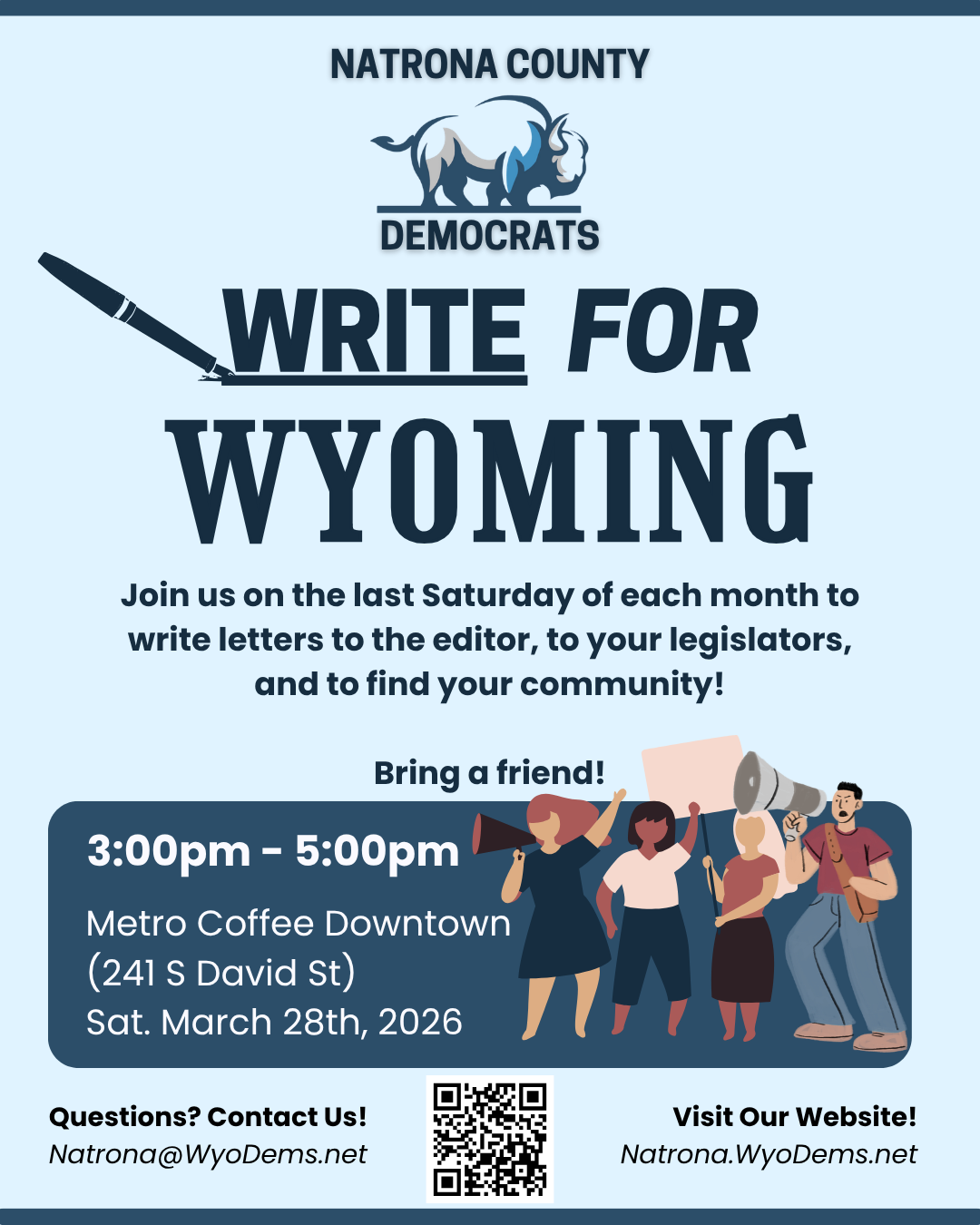 Write For Wyoming – March 28