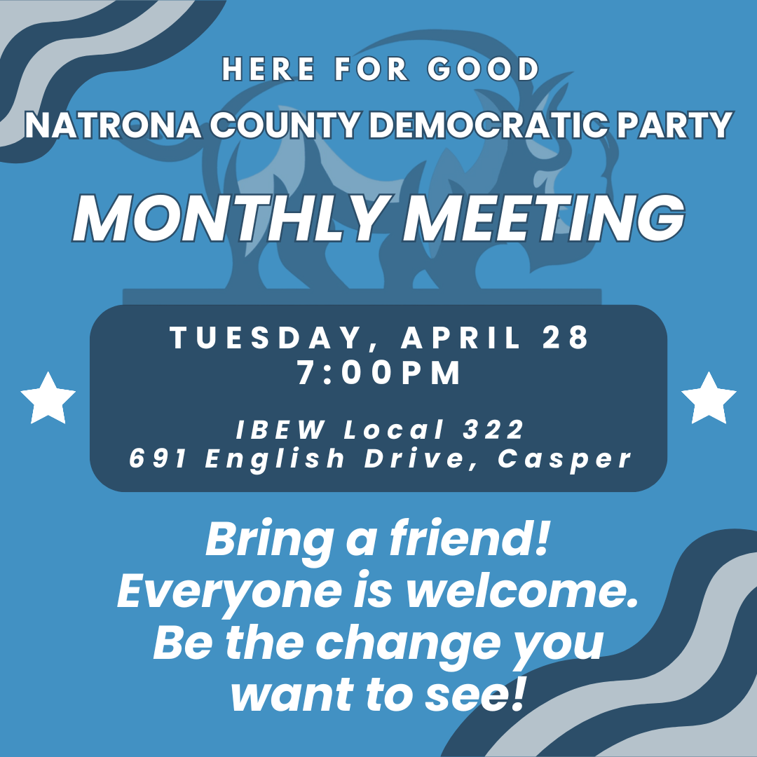 April Monthly Meeting Announcement