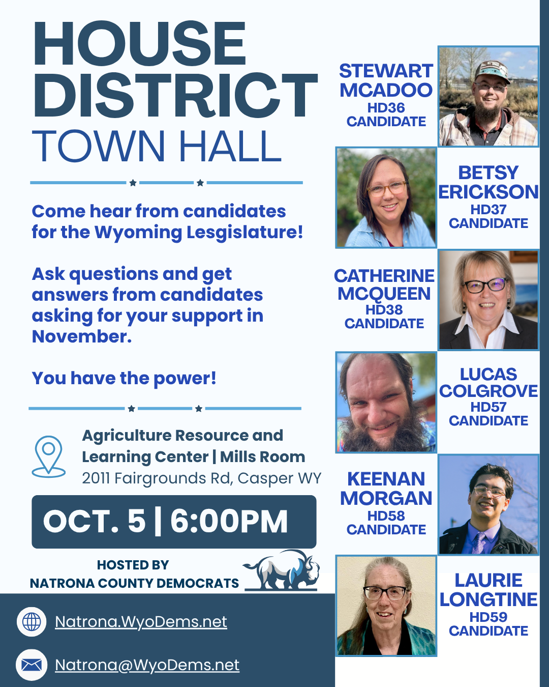 Wyoming House District Candidates Town Hall